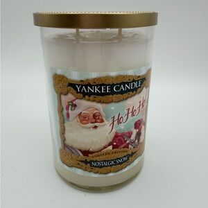 Yankee Candle NOSTALGIC SNOW Candle Limited Edition NEW 20 Oz.